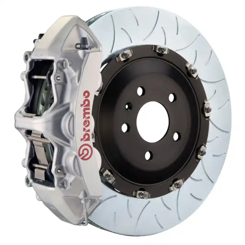 Brembo 09-13 X5M Front GT BBK 6 Piston Cast 405x34 2pc Rotor Slotted Type3-Silver Grab Now