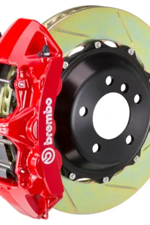 Hot Deal Brembo 11-17 X3/15-18 X4 Front GT BBK 6 Piston Cast 380x32 2pc Rotor Slotted Type1-Red