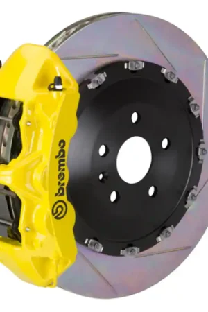 Hot Deal Brembo 04-10 5-Series (Excl. xDrive/M5) Fr GT BBK 6Pist Cast 405x34 2pc Rotor Slotted Type1-Yellow