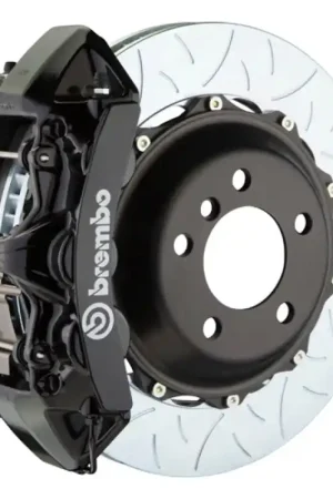 Exclusive Brembo 09-16 Z4 sDrive 28i/30i/35i Front GT BBK 6 Piston Cast 380x32 2pc Rotor Slotted Type3-Black
