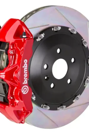 Brembo 17-23 540i Front GT BBK 6 Piston Cast 405x34 2pc Rotor Slotted Type1-Red Editor’s Pick