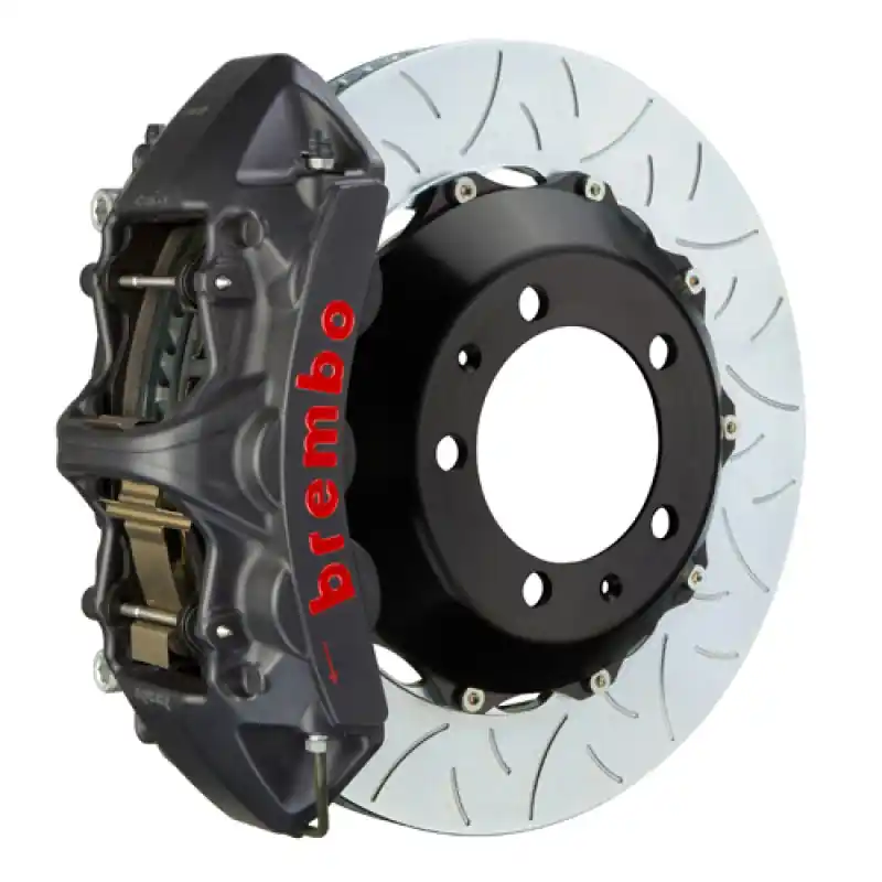 Brembo 06-12 325i Excl xDrive Fr GTS BBK 6Pis Cast 355x32 2pc Rotor Slotted Type3-Black HA Secure Checkout