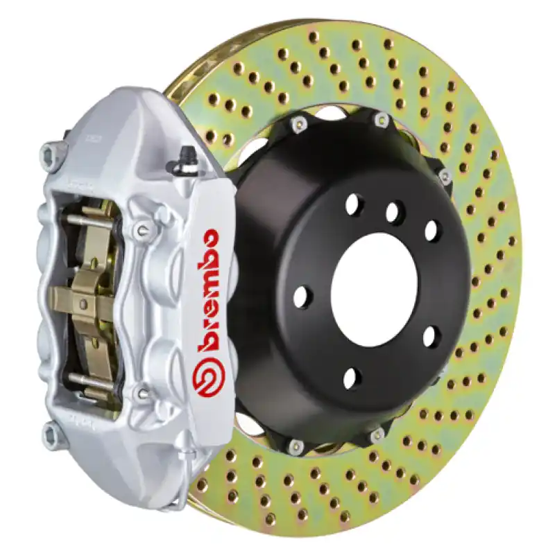 Brembo 09-16 Z4 sDrive 28i/30i/35i Front GT BBK 4 Piston Cast 365x29 2pc Rotor Drilled-Silver Bargain