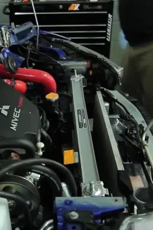 Mishimoto 08+ Mitsubishi Lancer Evo X / 8+ Lancer Ralliart Manual Aluminum Radiator Limited Edition