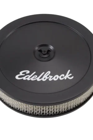 Edelbrock Air Cleaner Pro-Flo Series Round Steel Top Paper Element 10In Dia X 3 5In Black Save Now