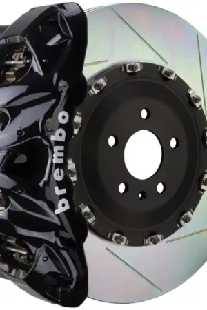 Brembo 12-21 Grand Cherokee SRT8 Fr GT BBK 8Pist Cast 412x38 2pc Rotor Slotted Type1-Black Fresh Stock