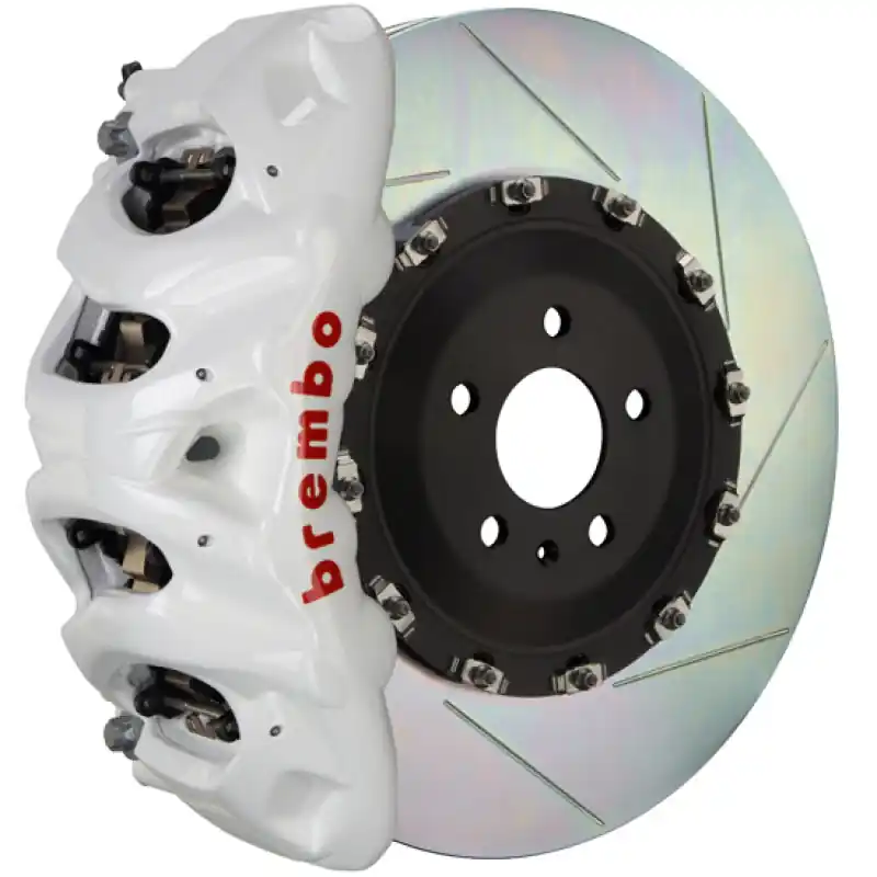 Brembo 19+ G-Class (Excl. AMG) Front GT BBK 8 Piston Cast 412x38 2pc Rotor Slotted Type1-White Affordable
