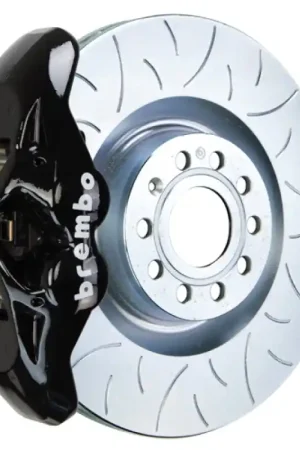 Brembo 14-20 A3 Front GT BBK 4 Piston Cast 345x30 1pc Rotor Slotted Type3-Black Must Have