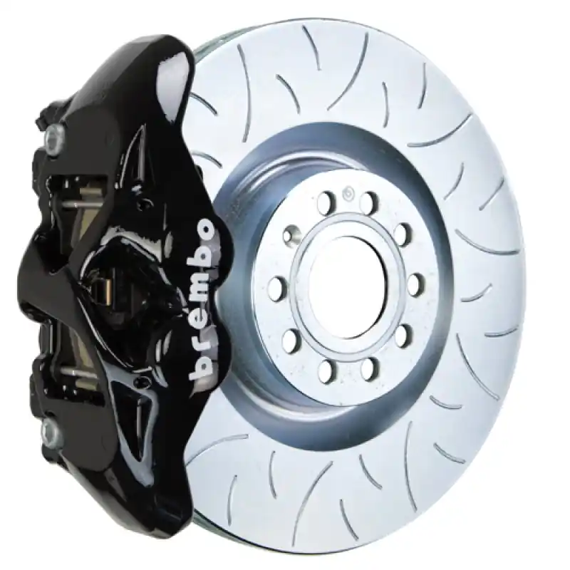 Brembo 14-20 A3 Front GT BBK 4 Piston Cast 345x30 1pc Rotor Slotted Type3-Black Must Have