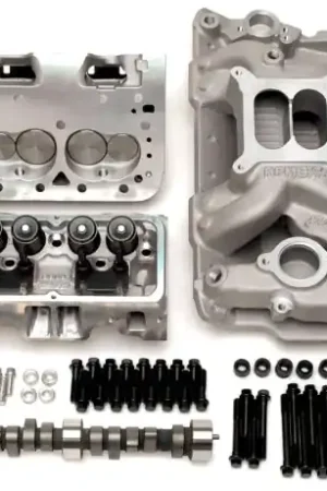 Edelbrock 410Hp Total Power Package Top-End Kit 1955 And Later SB-Chevy Flash Sale