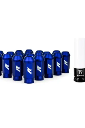 Mishimoto Aluminum Locking Lug Nuts M12x1.5 20pc Set Blue Latest