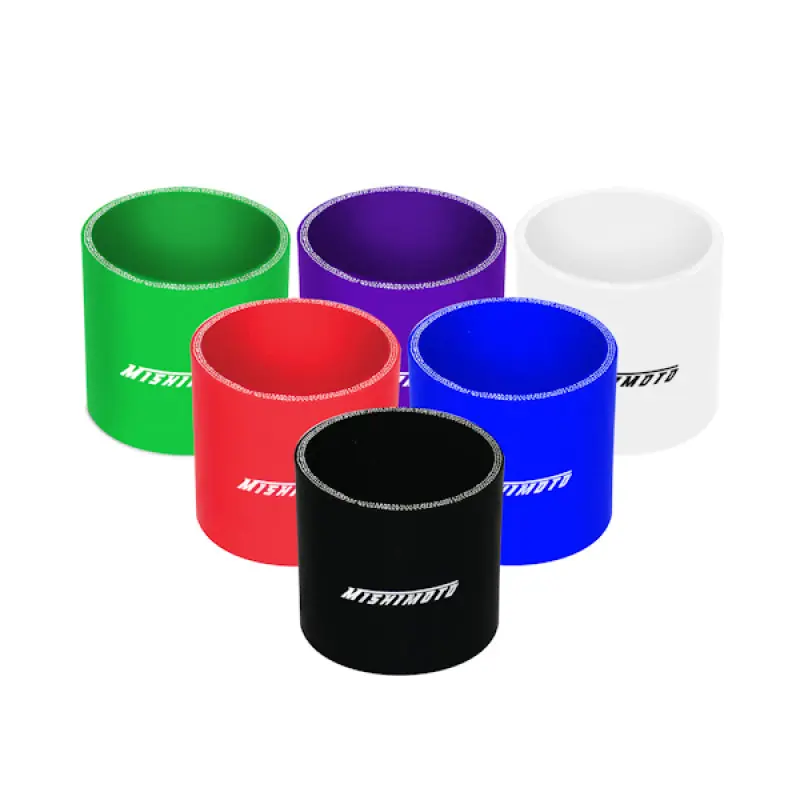 Premium Mishimoto 3.0 Inch Black Straight Coupler