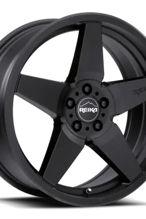Next Day Delivery Reika Seeker R15 SB 17x8 +38 5x114.3mm 65.1mm Satin Black