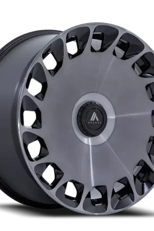 Asanti Black Label Aristocrat ABL-45 BT 20x9 +27 5x112/5x120mm 74.1mm Gloss Black Machined Face-Double Dark Tint Limited Edition