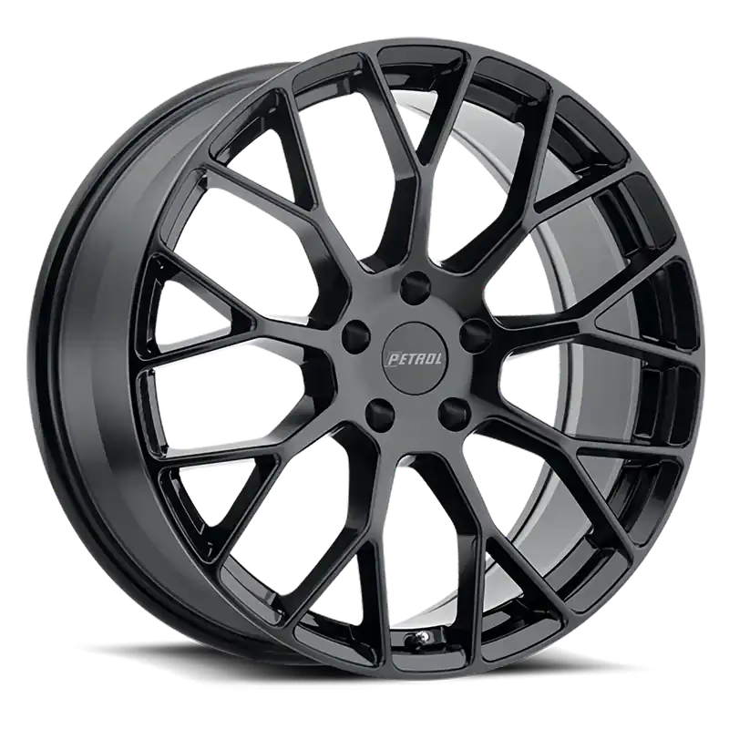 Express Delivery Petrol P2B GB 16x7 +40 5x114.3mm 72.1mm Gloss Black