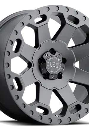 Black Rhino Warlord GY 18x8 +35 5x114.3mm 76mm Matte Gunmetal Buy Direct