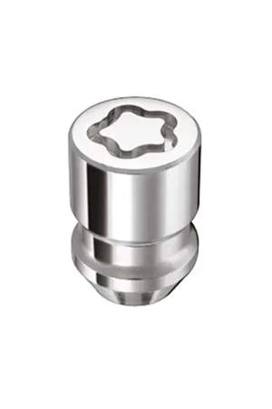 Viral McGard Wheel Lock Nut Set - 4pk. (Cone Seat) M12X1.5 / 19mm & 21mm Dual Hex / 1.28in. L - Chrome