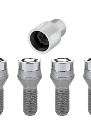 McGard Wheel Lock Bolt Set - 4pk. (Cone Seat) M14X1.25 / 17mm Hex / 27.3mm Shank Length - Chrome Weekend Sale