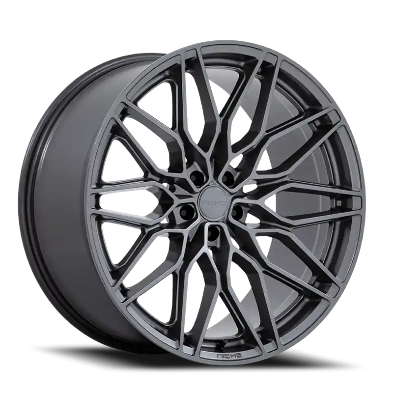 Niche Calabria 5 AX 20x9 +20 5x112mm 66.56mm Matte Gunmetal Special Offer