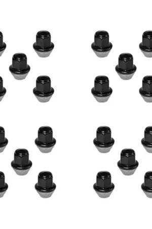 Fan Favorite Ford Racing 15-18 Mustang Black Lug Nut Kit (20 Lug Nuts)