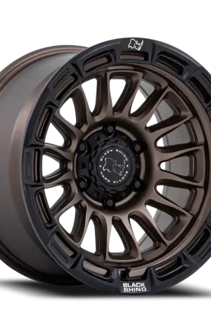 Fan Favorite Black Rhino Rival BR025ZB 17x9 +1 6x139.7mm 106.1mm Burnt Bronze Matte Black Lip