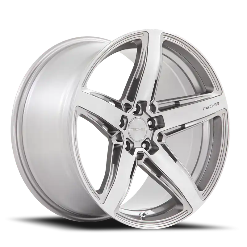 Free Shipping Niche Teramo M270 20x9 +25 5x112mm 66.56mm Anthracite Brushed-Clear Tint