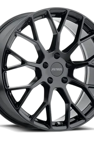 Petrol P2B GB 19x8 +40 5x114.3mm 76.1mm Gloss Black Next Day Delivery
