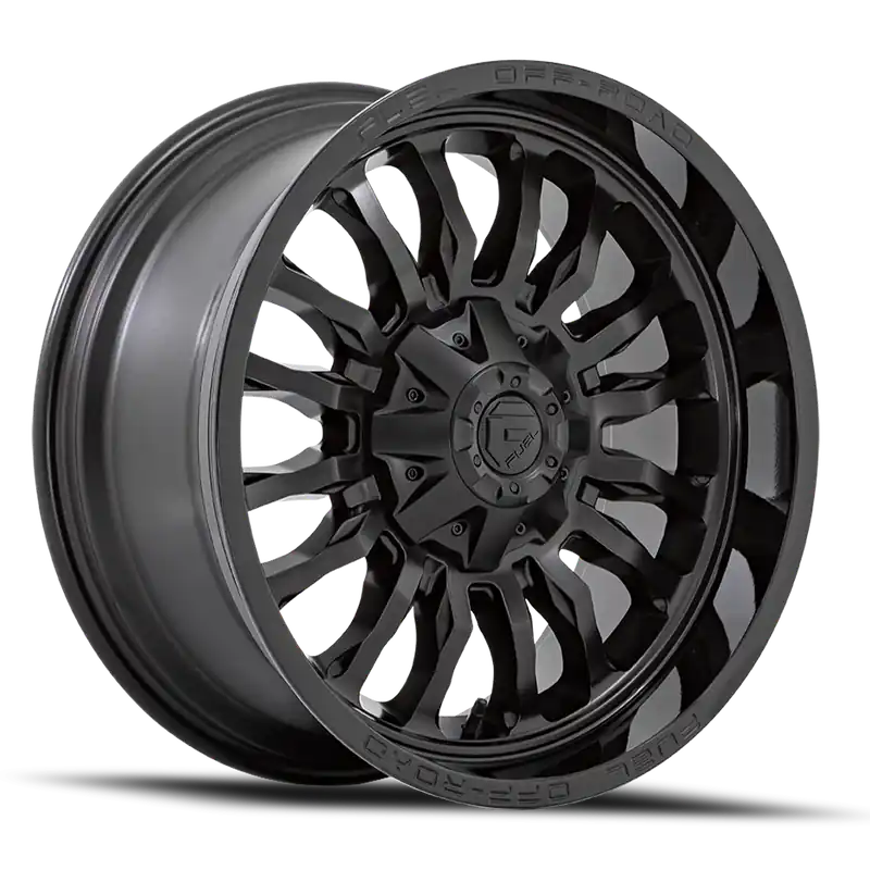 Fuel Arc D796 20x9 +1 8x170mm 125.1mm Matte Black Gloss Black Lip Best Choice