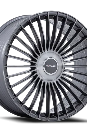 Genuine Niche Serene NC282 TG 20x9 +35 5x112/5x114.3mm 72.56mm Gloss Titanium Brushed