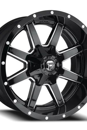 Authentic Fuel Maverick D610 22x12 -44 8x170mm 125.1mm Gloss Black Milled