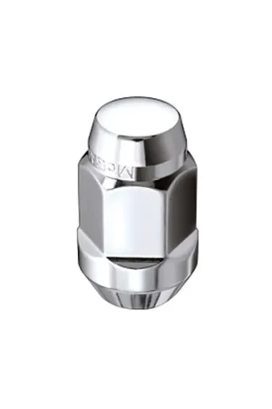 Reduced Price McGard Hex Lug Nut (Cone Seat Bulge Style) 1/2-20 / 3/4 Hex / 1.45in. Length (4-pack) - Chrome