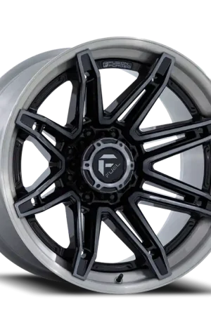 Fuel Brawl FC401BT 20x10 -18 8x165.1mm 125.1mm Gloss Black Brushed Dark Tint Special Offer