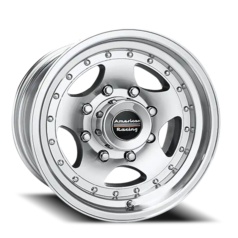 American Racing AR23 SL 16x7 -6 8x165.1mm 130.81mm Machined Silver Clear Coat Next Day Delivery