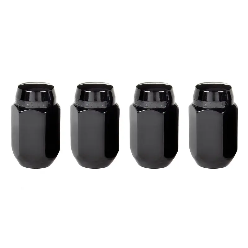Trusted Brand McGard Hex Lug Nut (Cone Seat) M14X1.5 / 22mm Hex / 1.635in. Length (4-Pack) - Black