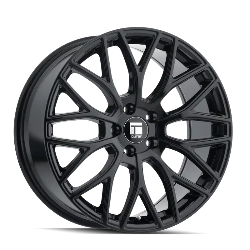 Trusted Brand Touren TR76 3276 Gloss Black 18x8 5x114.3 35mm 72.6mm