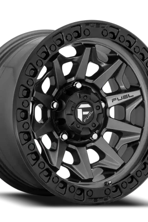 Last Chance Fuel Covert D716 18x9 +20 6x139.7mm 106.1mm Matte Gunmetal Black Bead Ring