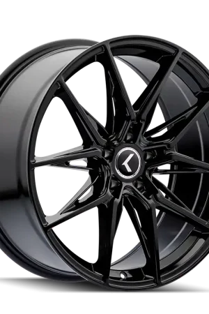 Kraze Evolve KR196 Gloss Black 18x8.5 5x112 30mm 66.56mm Weekend Sale