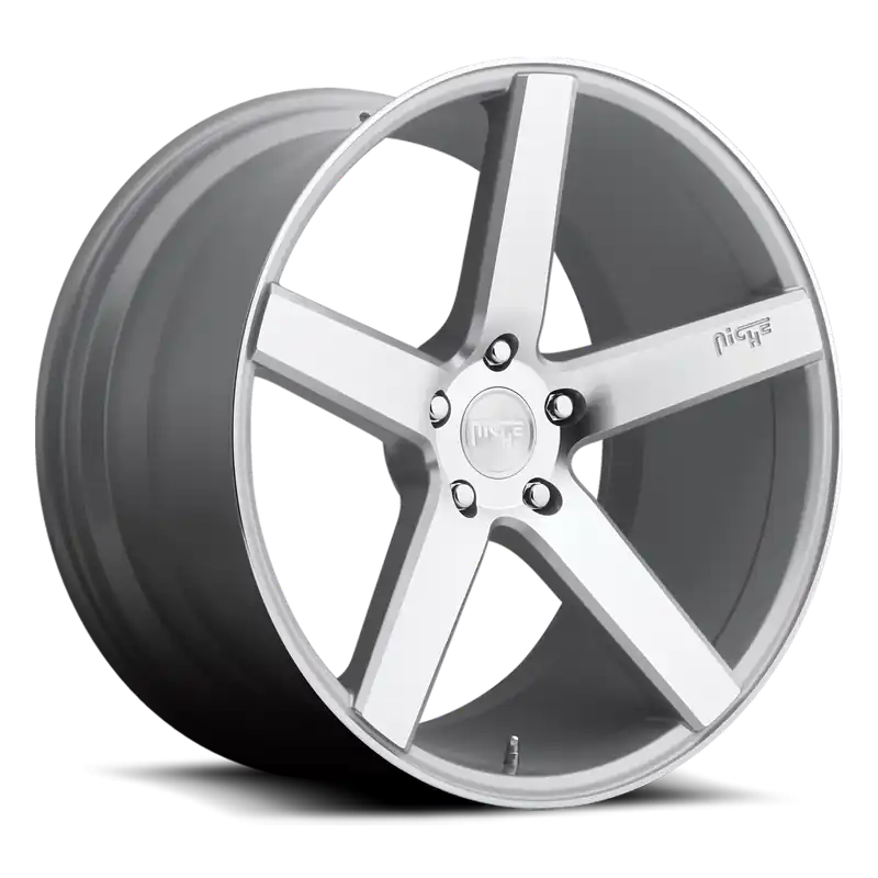 Niche Milan M135 19x8.5 +35 5x114.3mm 72.6mm Silver Machined Buy Direct
