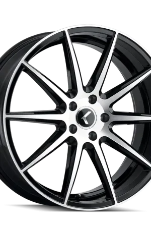 Original Kraze Cosmos KR194 Gloss Black Machined 18x8 5x114.3 40mm 72.62mm