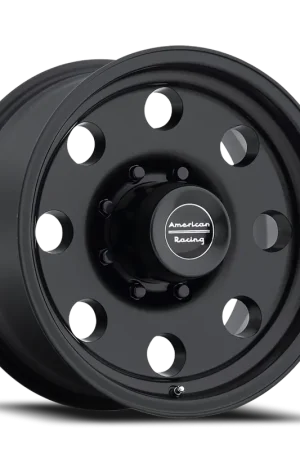 American Racing Baja AR172 BK 16x8 +0 8x165.1mm 130.81mm Satin Black Hassle-Free Returns
