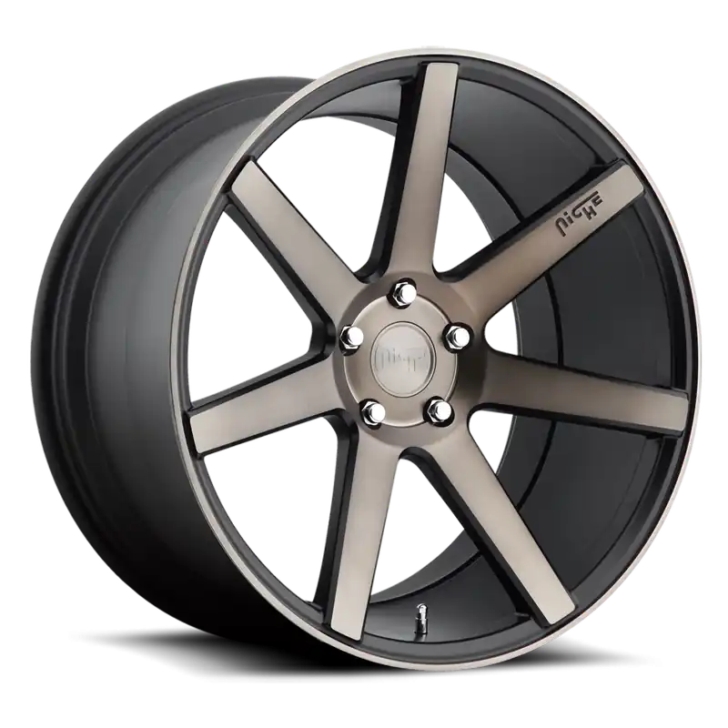 Buy Today Niche Verona M150 19x8.5 +34 5x112mm 66.56mm Matte Black Machined-Dark Tint