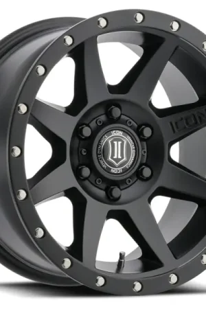 ICON Rebound 17x8.5 6x135 6mm Offset 5in BS 87.1mm Bore Satin Black Wheel Price Drop
