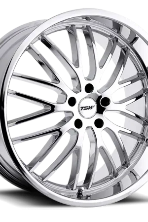 Same Day Shipping TSW Snetterton CH 19x8 +45 5x112mm 72.1mm Chrome