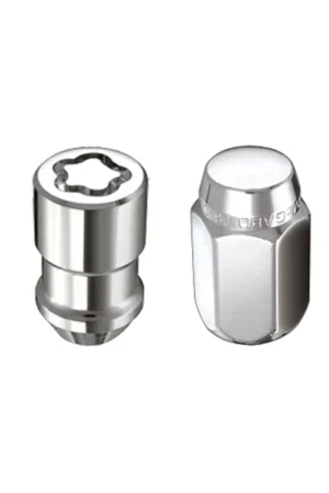 McGard 5 Lug Hex Install Kit w/Locks (Cone Seat Nut) M12X1.5 / 13/16 Hex / 1.5in. Length - Chrome While Supplies Last