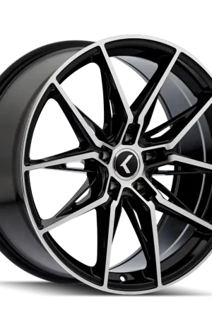 Kraze Evolve KR196 Gloss Black/Machined Face 19x8.5 5x112 30mm 66.56mm Order Now