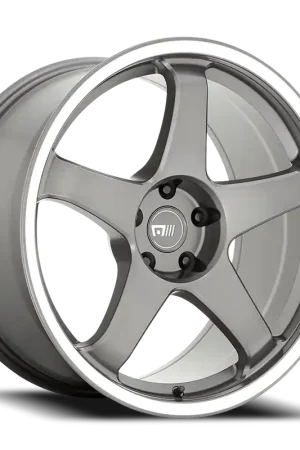 Motegi MR151 CS5 GY 19x9.5 +40 5x120mm 74.1mm Gunmetal Machined Lip Latest