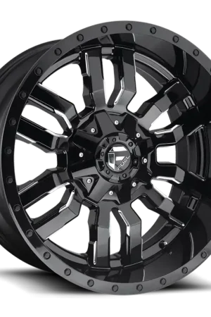 Fuel Sledge D595 20x9 +20 8x165.1mm 125.1mm Gloss Black Milled Discount