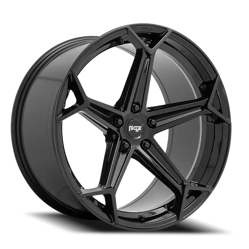 Factory Price Niche Arrow N258 20x10.5 +40 5x114.3mm 72.7mm Gloss Black