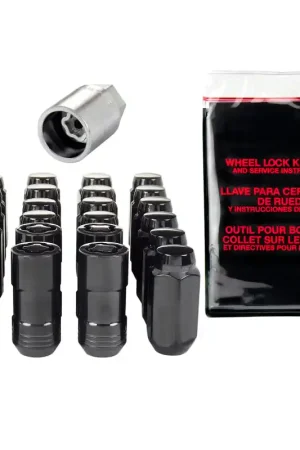 Best Price McGard 6 Lug Hex Install Kit w/Locks (Cone Seat Nut) M14X1.5 / 22mm Hex / 1.945in. Length - Black