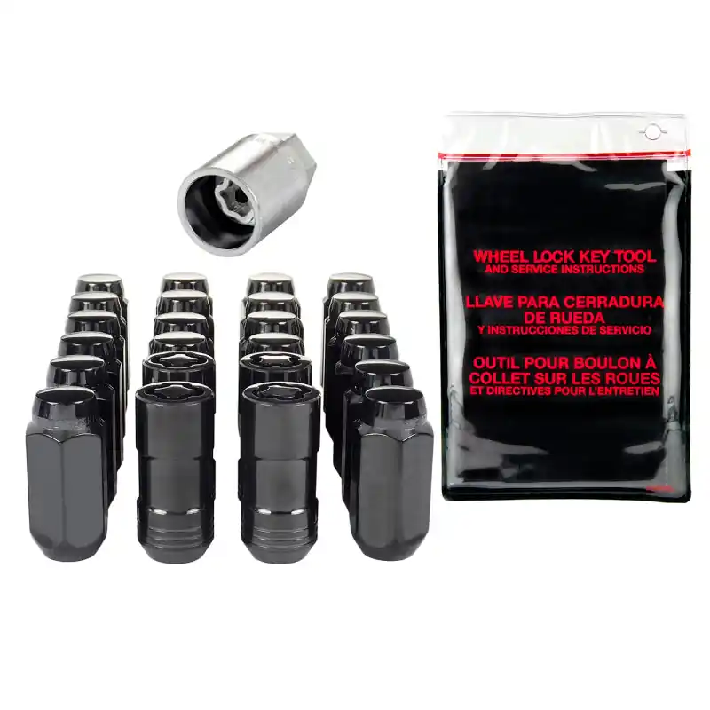 Best Price McGard 6 Lug Hex Install Kit w/Locks (Cone Seat Nut) M14X1.5 / 22mm Hex / 1.945in. Length - Black